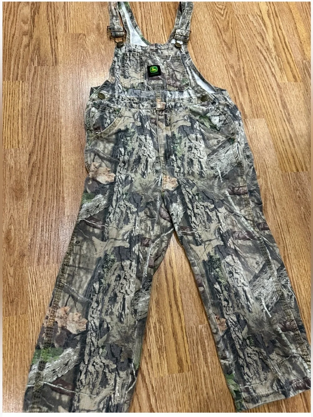 JOHN DEERE mossy oak kids youth camouflage cotton size 6